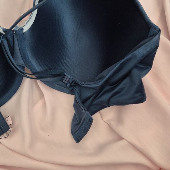 Victoria's Secret Body by Victoria Perfect Coverage Bra 40DDD Blue RN 54867 - Picture 7 of 7